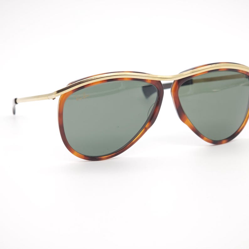 Gafas de sol vintage Ray-Ban Olympian color dorado carey, Bausch & Lomb USA. Gafas de diseño. #869 imagen 2