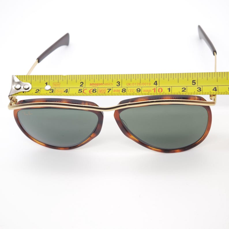 Gafas de sol vintage Ray-Ban Olympian color dorado carey, Bausch & Lomb USA. Gafas de diseño. #869 imagen 9