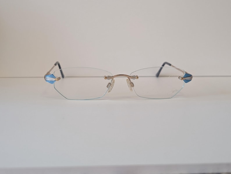 nos-cazal-mod-462-rimless-eyeglasses-frame-made-in-germany-52-15-etsy