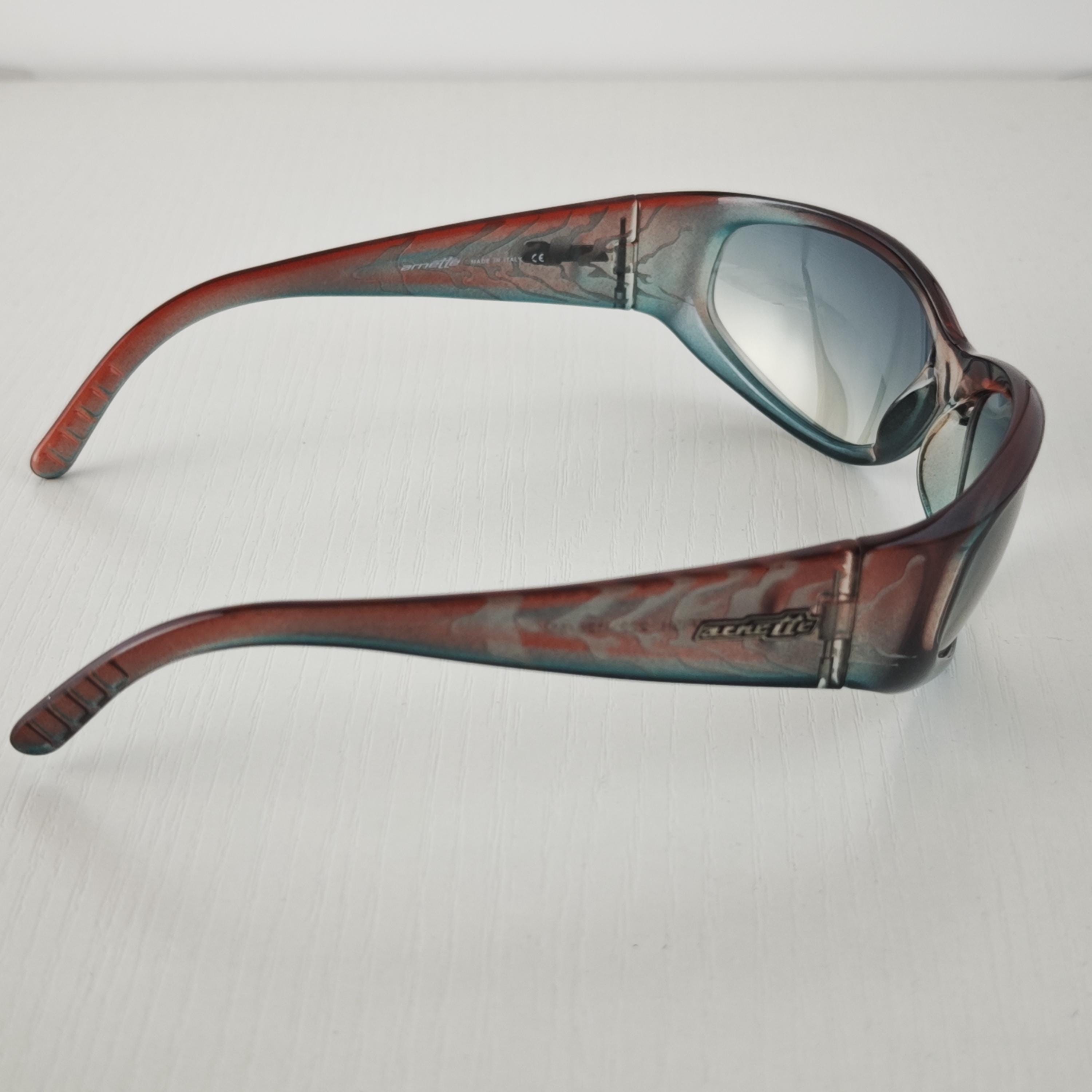 Vintage Arnette Catfish Sport Sunglasses | Multicolor Acetate Wrap