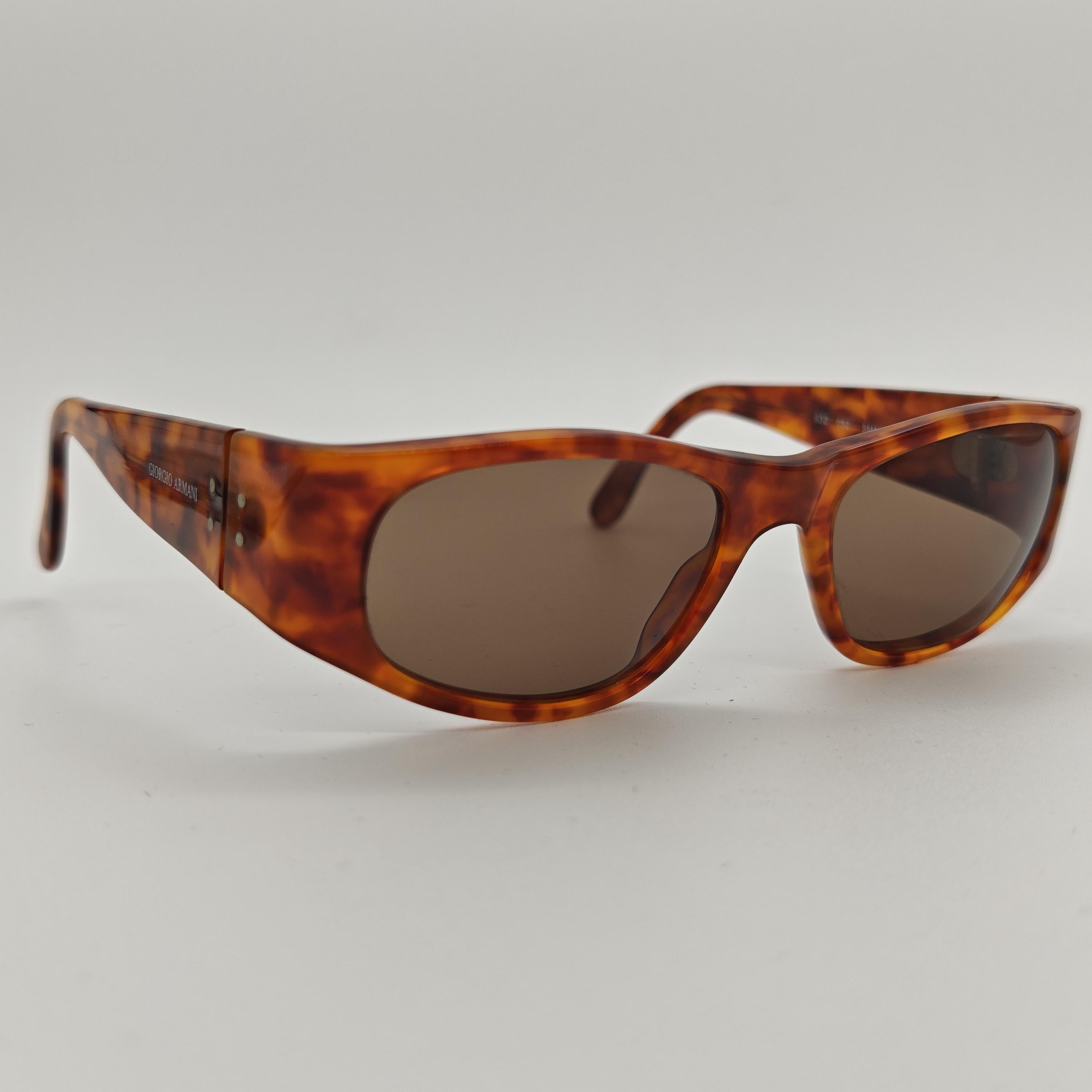 Vintage Giorgio Armani 932 Acetate Sunglasses Made in Italy Small