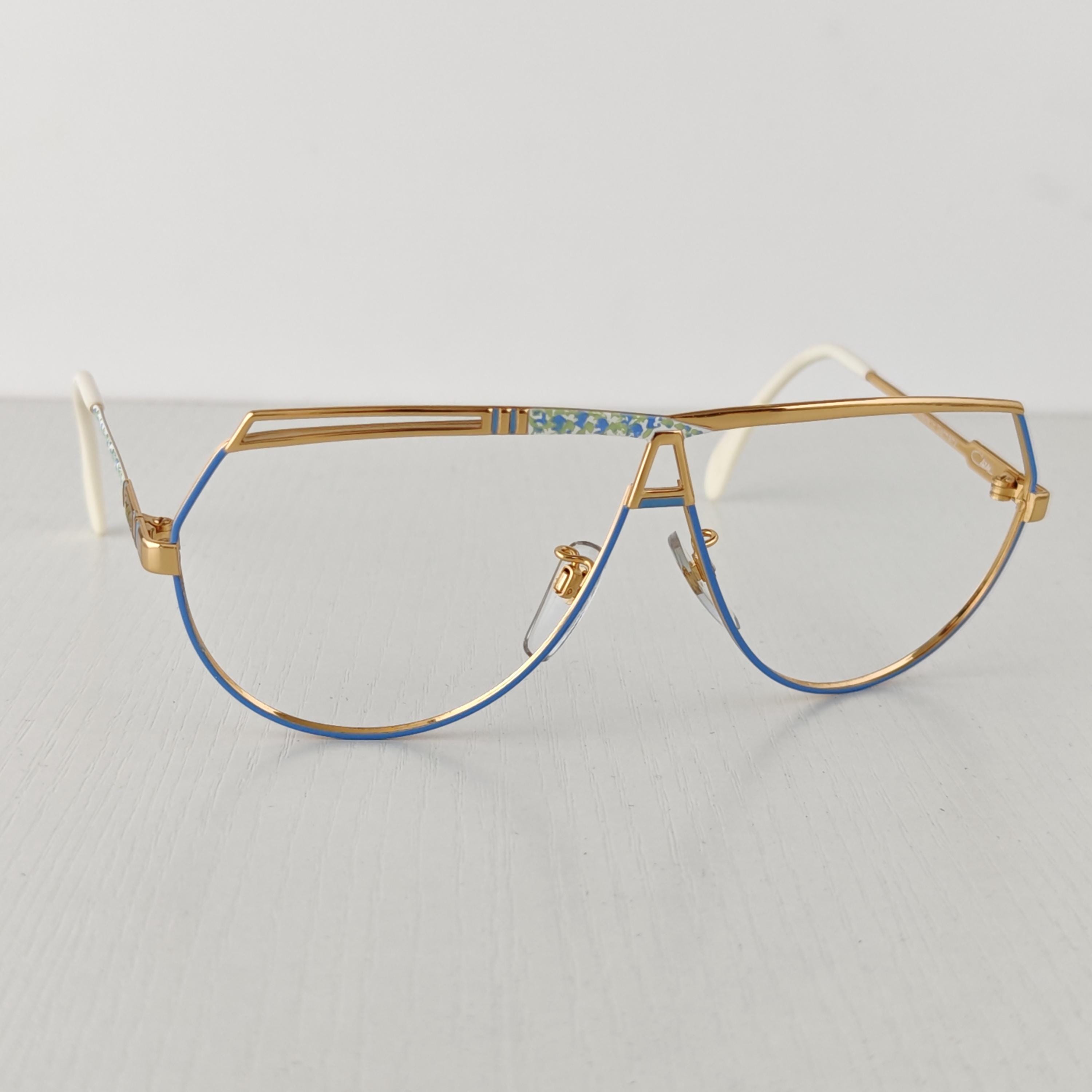 Cazal MOD 954 COL 361 Multicolor Metal Eyeglasses Frame Made in