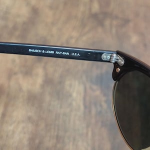 Vintage Ray Ban BL W1266 Wayfarer max sunglasses made in USA #66 image 10