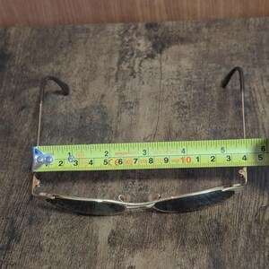 Vintage Ray Ban BL W1394 Signet gold sunglasses made in USA image 6