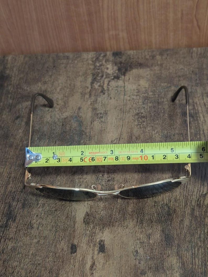 Vintage Ray Ban BL W1394 Signet gold sunglasses made in USA image 6