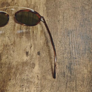 Vintage Ray Ban BL Gatsby Style Oval Sunglasses – Brown Tortoise Acetate Made in USA image 5
