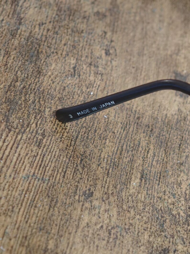 Vintage Yohji Yamamoto 51-7201 steampunk lightweight sunglasses made in Japan 47/21 #396 image 7