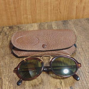 Vintage Ray Ban BL Gatsby Style Oval Sunglasses – Brown Tortoise Acetate Made in USA image 4