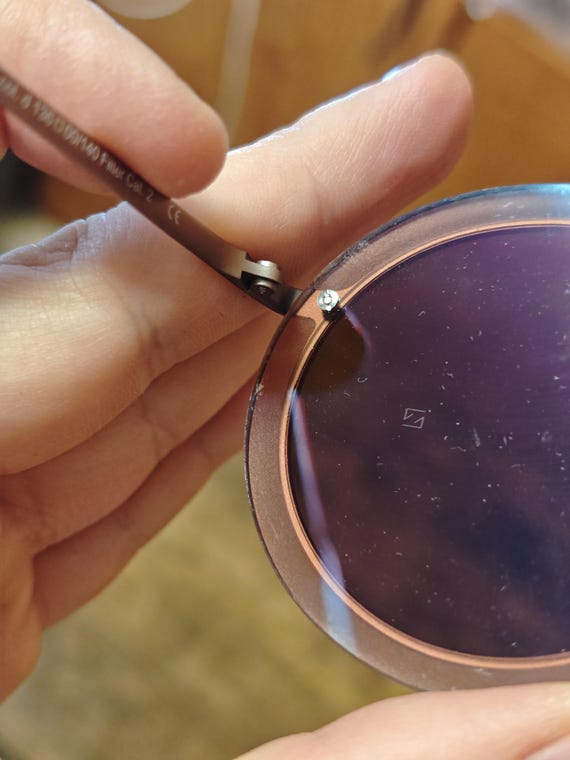 Andy Wolf Captain OVAL lightweight sunglasses han… - image 9