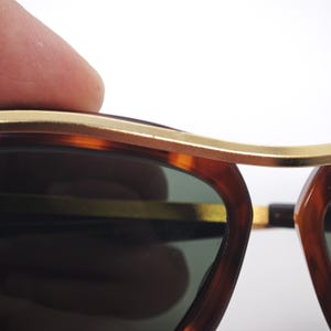 Gafas de sol vintage Ray-Ban Olympian color dorado carey, Bausch & Lomb USA. Gafas de diseño. #869 imagen 7
