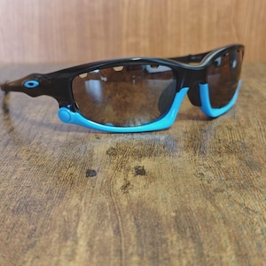 Okulary przeciwsłoneczne sportowe Oakley OO9099-13 split jacket z octanu, wyprodukowane w USA, rozmiar 61/18