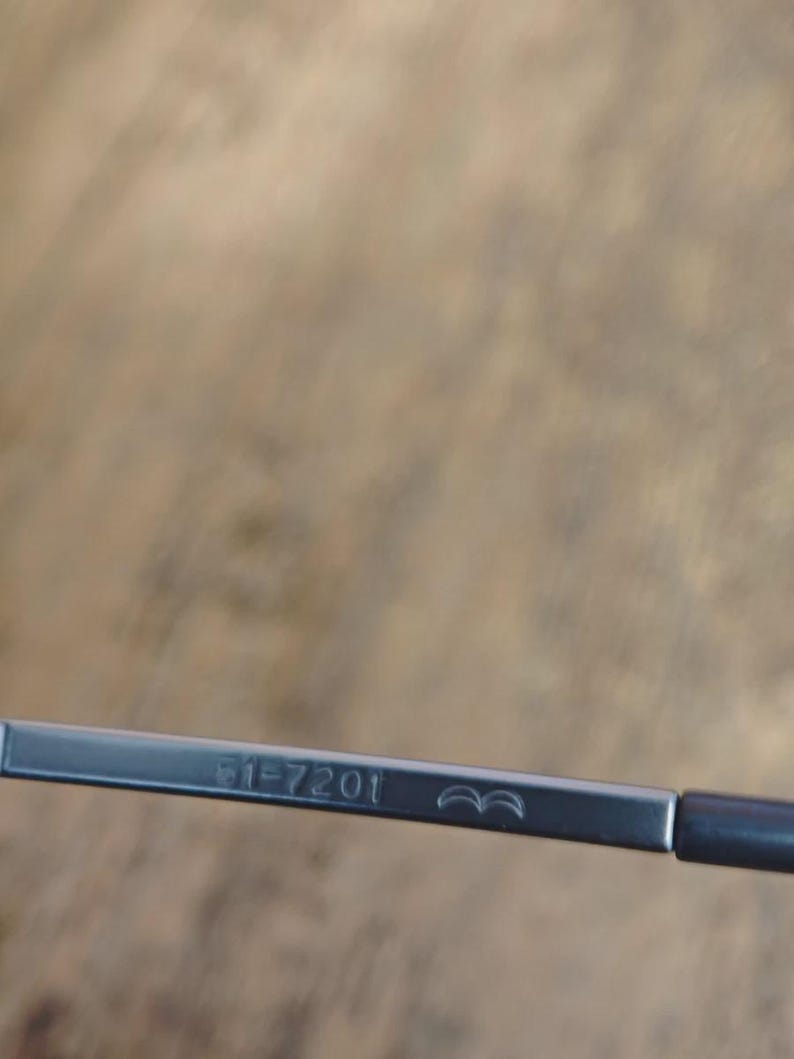 Vintage Yohji Yamamoto 51-7201 steampunk lightweight sunglasses made in Japan 47/21 #396 image 9