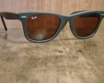 Ray ban rb 2140 889 acetate Wayfarer sunglasses made in Italy 50/22 #X84