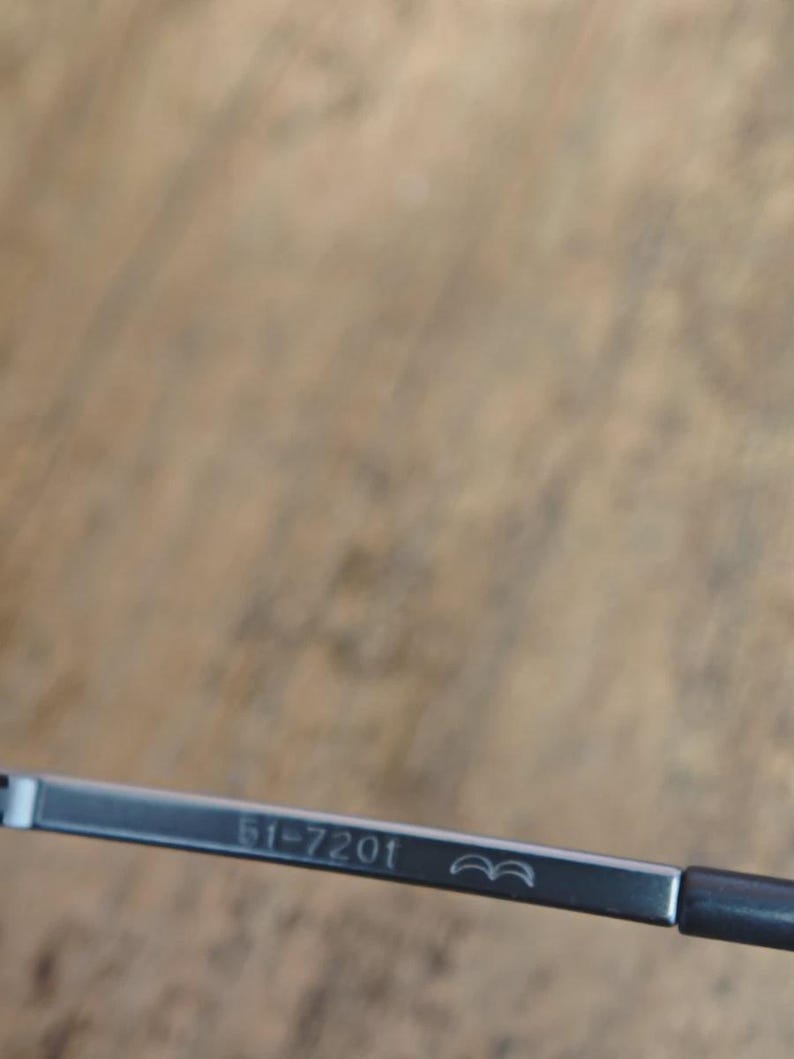 Vintage Yohji Yamamoto 51-7201 steampunk lightweight sunglasses made in Japan 47/21 #396 image 8