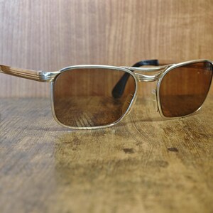 Marwitz Silver Frame Brown Lens Sunglasses Vintage Sunglasses MARWITZ Vintage Green Brown Silver Square  main image 4