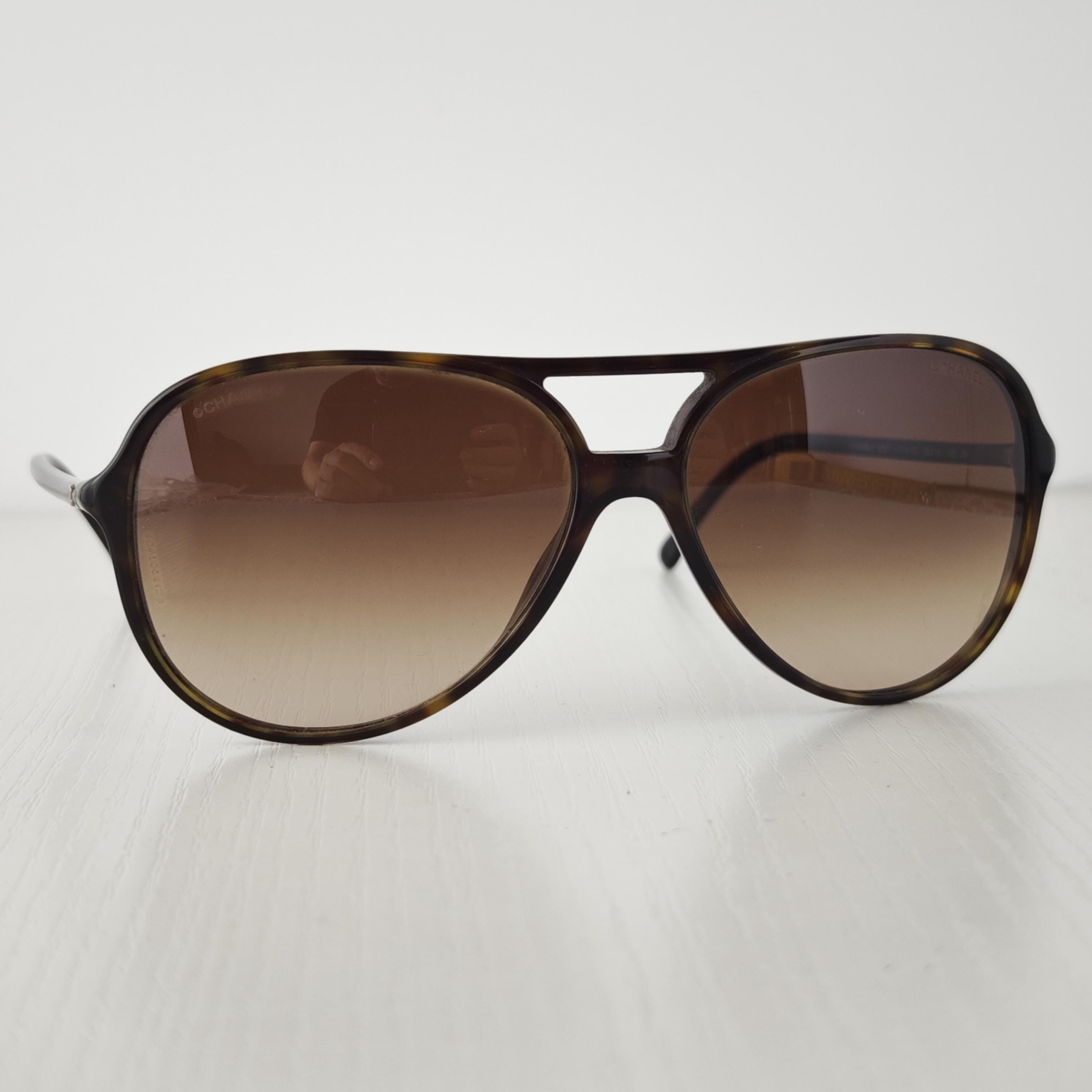 Chanel 5287 C714/S5 Pilot Sunglasses Acetate Frame | Luxury