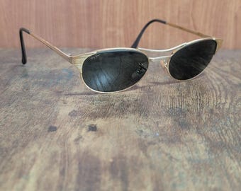 Vintage Ray Ban BL W1394 Signet gold sunglasses made in USA