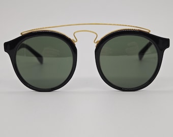 Occhiali da sole ovali vintage Ray Ban BL stile Gatsby, in acetato, prodotti negli Stati Uniti da Bausch and Lomb #964