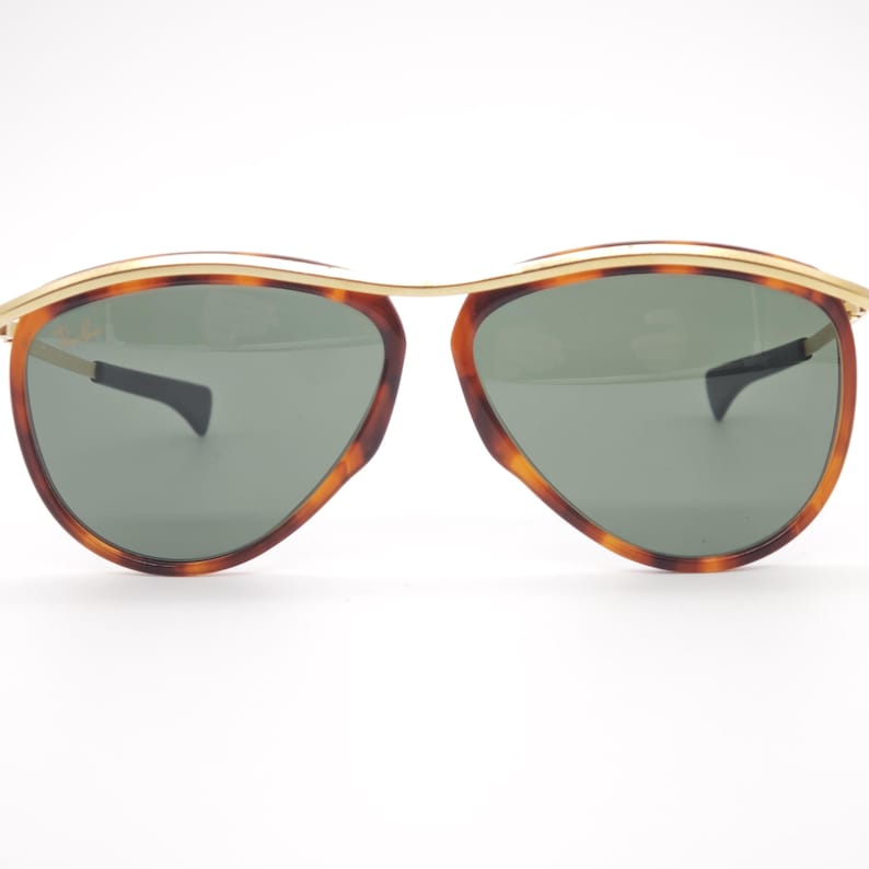 Gafas de sol vintage Ray-Ban Olympian color dorado carey, Bausch & Lomb USA. Gafas de diseño. #869 imagen 1