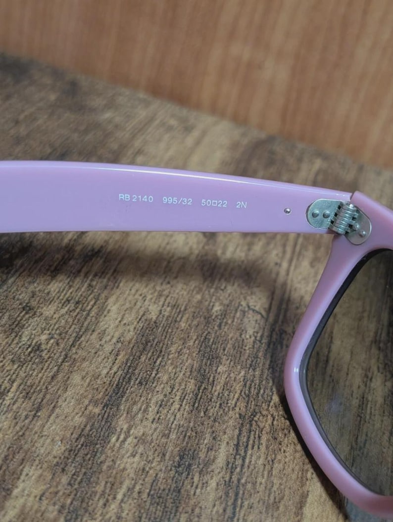 Gafas de sol Ray-Ban Wayfarer exclusivas: Acetato, fabricadas en Italia (50/22) imagen 9