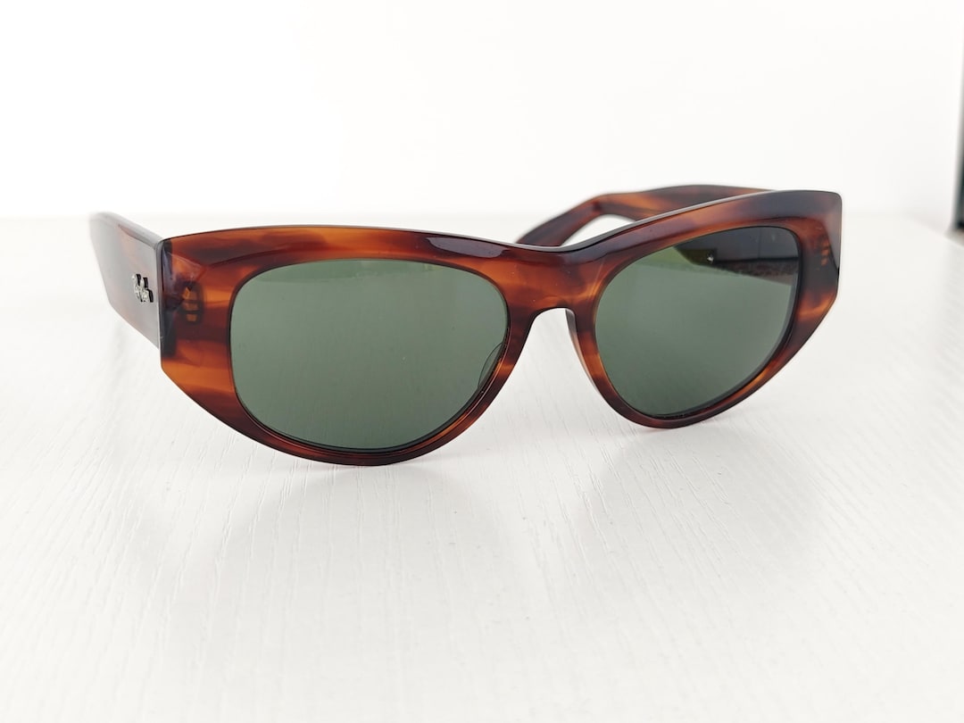 Vintage Ray Ban BL Dekko Brown Acetate Sunglasses Made in USA