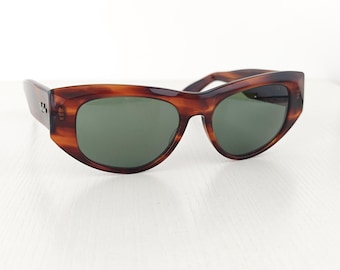 Vintage Ray Ban BL Dekko Brown Acetate Sunglasses Made in USA