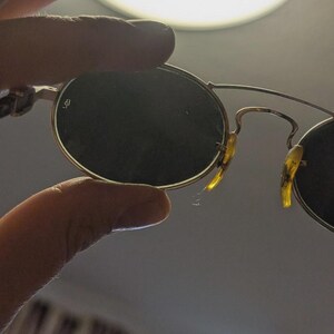 Vintage Ray Ban BL W2008 chaos silver oval sunglasses made in USA #X141 image 7