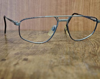 Vintage Menrad by FMG metal pilot eyeglasses/sunglasses frame made in Germany 58/17 #A148