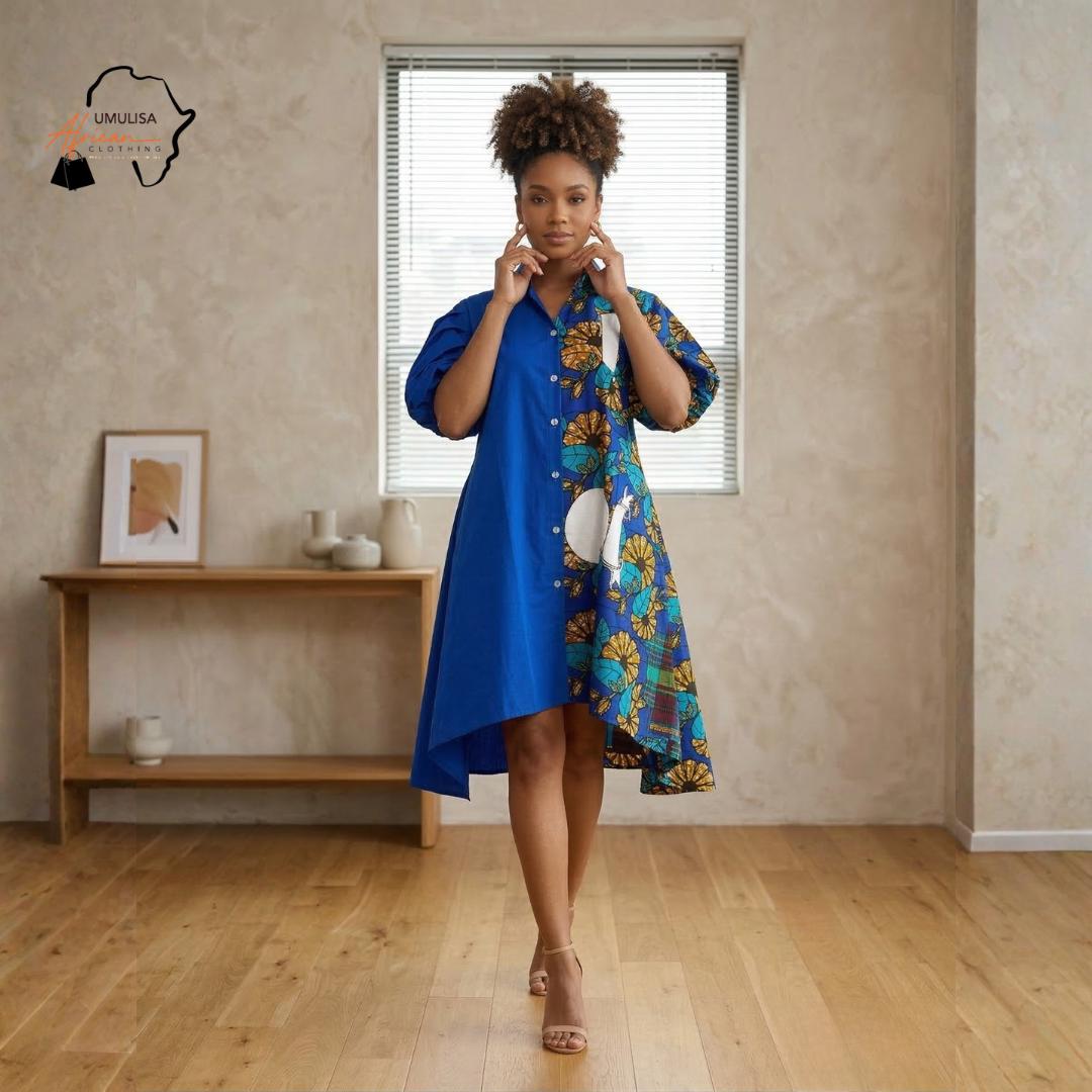 Royal Blue Dress Casual