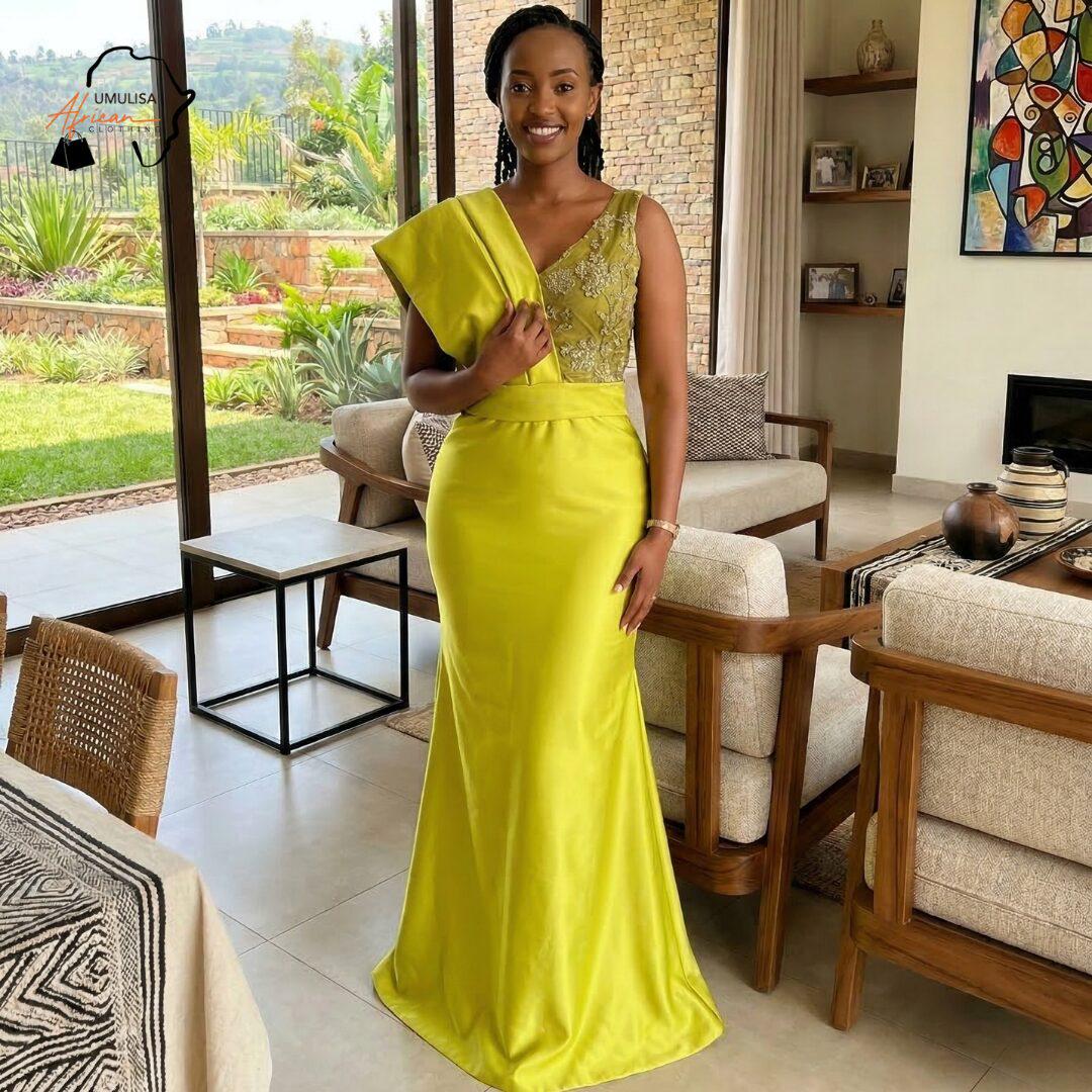 lime green african dress Dresses dress-style-kimono