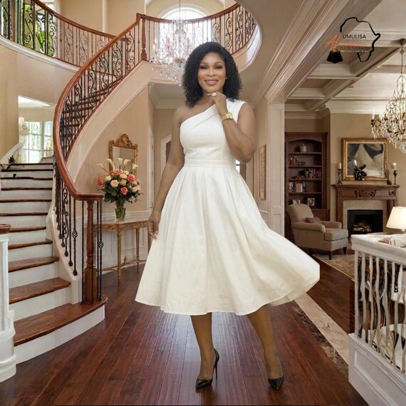 midi dress for bridal shower guest white midi dress for bridal shower Jane Summers Zoey Blue & White Strapless Midi Bridal Shower & Wedding Guest Dress 2 / Blue Print , female , adult