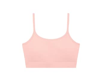 Solid U Neck Sports Bra, Seamless Gym Bralette, Women's Crop Workout Top, High Quality Activewear, Aesthetic Fitness Tank, Minimalist Athlei