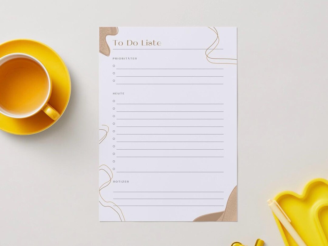 Planner PDF | Minimalist Digital Planner | To-do List & Weekly Planner ...