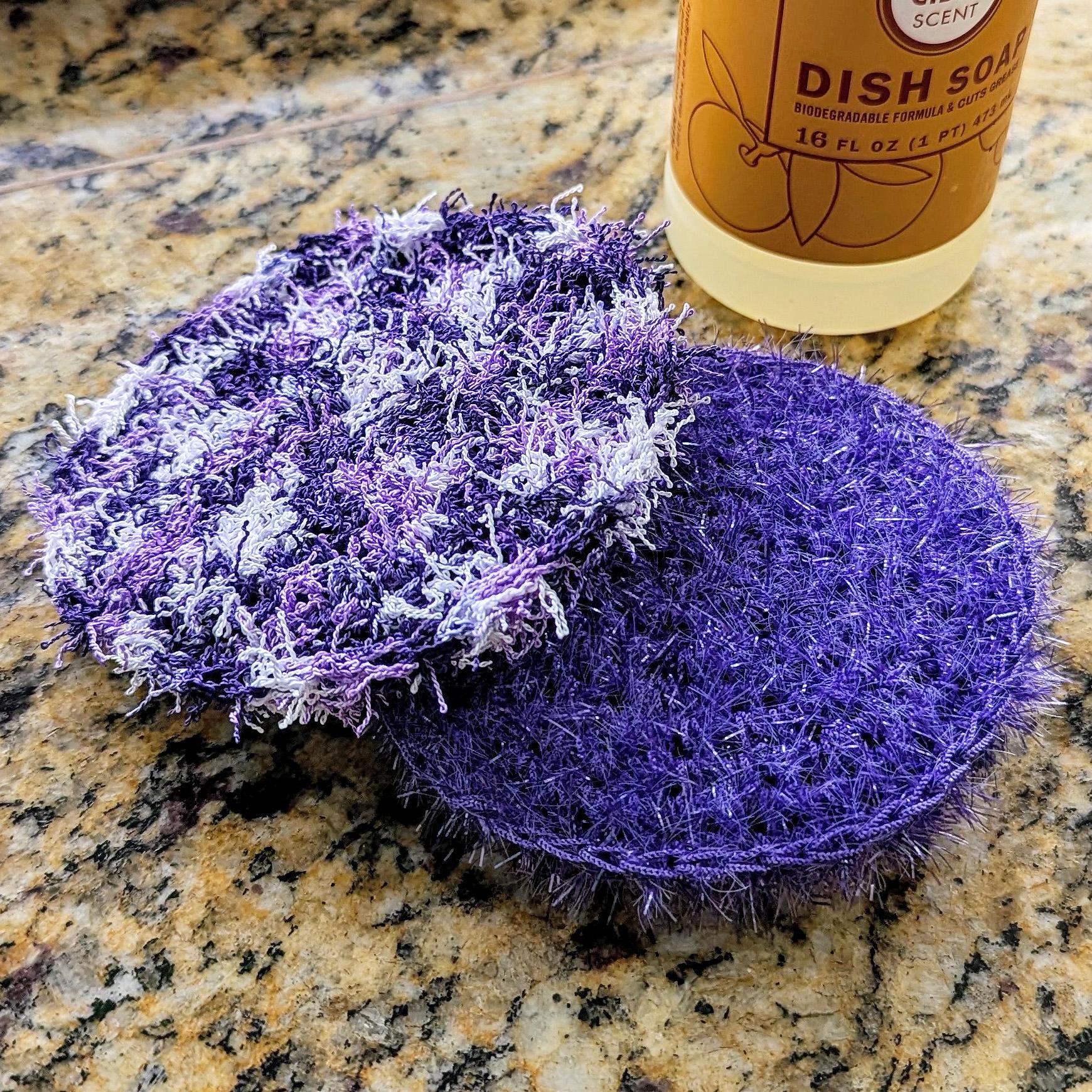 Easy Dish Scrubby Crochet Pattern | Eco-friendly Kitchen (PDF Download ...