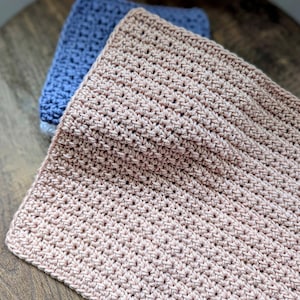 Easy Dishcloth Washcloth Crochet Pattern for Beginners