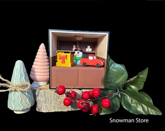 Snowman Shop- Mini themed holiday room