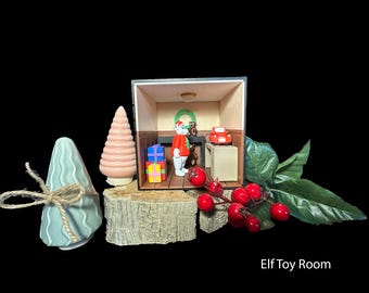 Elf Toy Room-Mini themed holiday room