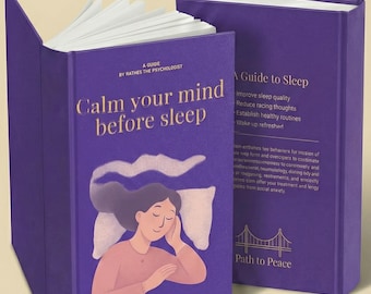 Libro electrónico "Calma tu mente antes de dormir": Reduce la ansiedad nocturna (Guía en PDF)