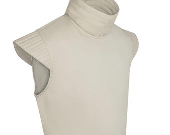 Chaleco antibalas y sello de cuello de Boba Fett / Pieza de armadura de cosplay mandaloriana / Equipo de disfraz de cazarrecompensas personalizado