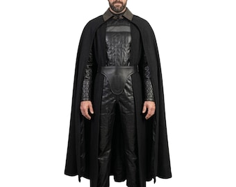Darth Vader Sith Lord Cosplay Costume – Full Set with Cloak for Conventions