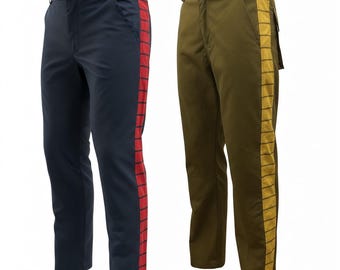 Pantalones a rayas de Han Solo: pantalones de disfraz de contrabandista corelliano de sangre inspirados en Star Wars