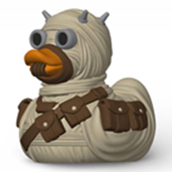 Desert Raider Duck 3D Printed Figure | Sci-Fi Duck Collectible | Sand Warrior Duck Toy
