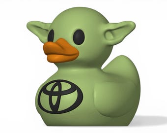 Toyota Toyoda Duck – Car Lover Gift – Cute Dashboard Decor – Toyoda Inspired Collectible Duck – Auto Enthusiast Desk Decor