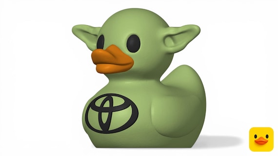 Toyota Toyoda Duck – Car Lover Gift – Cute Dashboard Decor – Toyoda Inspired Collectible Duck – Auto Enthusiast Desk Decor