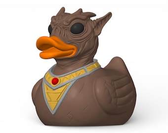 Alien Commander Duck Figurine – PLA 3D Printed Sci-Fi Duck Collectible Desk Decor
