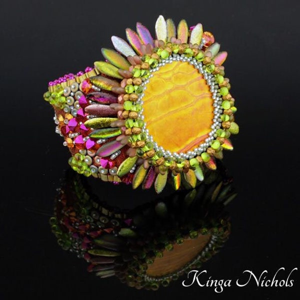 Bead Embroidery Bracelet Kit Etsy