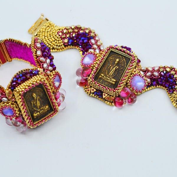 Pink Sugar Han Solo Buddha Bracelet Kit by Kinga Nichols