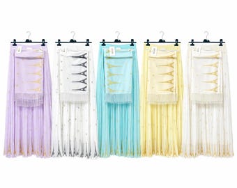 Mayssa Long Skirt & Matching Amazigh Shawl Set – Elegant Women's Outfit, Traditional Moroccan Style