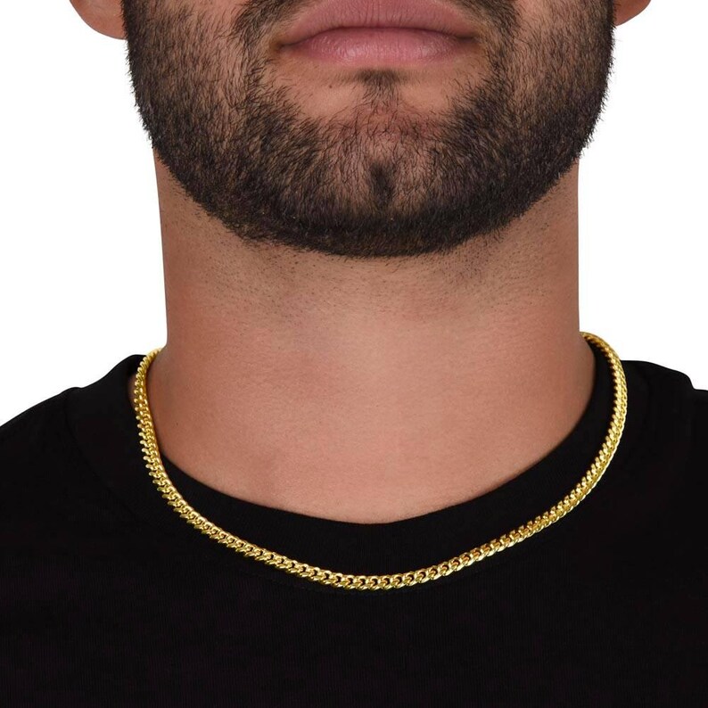 Personalized Lion Cuban Link Chain Necklace, Philippians 4:13 Faith ...
