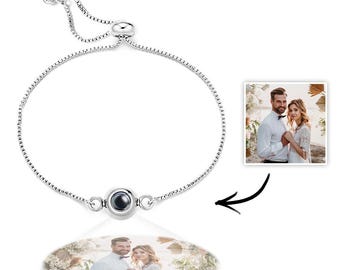 kundenspezifische Fotoprojektions-Armband personifizierte Bild Armband Geschenk für sie Haustier-Denkmal Schmuck-Andenken-Idee